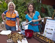 Vine Trail 3rd Birthday Celebration Volunteers Nancy & Melanie